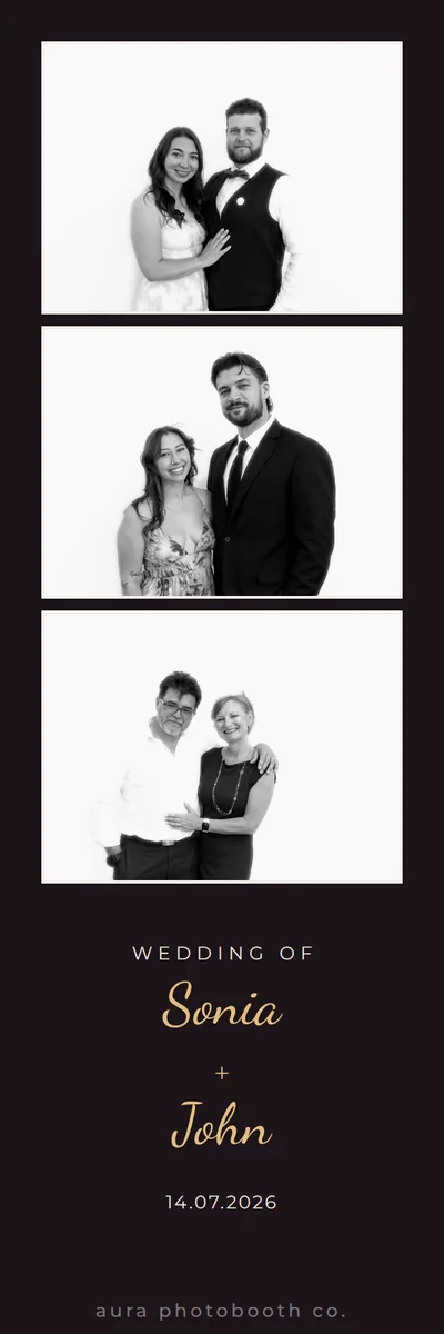 2x6 photo booth print design, The same design, dark
