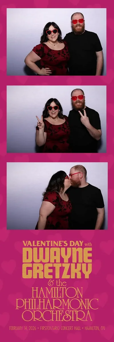 A second 2x6 Aura photo strip from a Hamilton Philharmonic Orchestra event